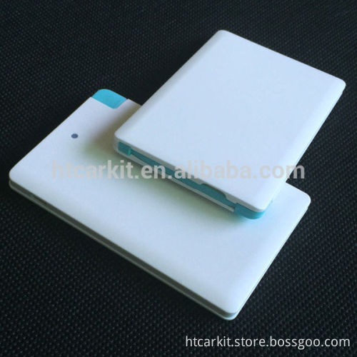 new product credit card power bank for iPhone/super slim ultra thin card design power bank for samsung